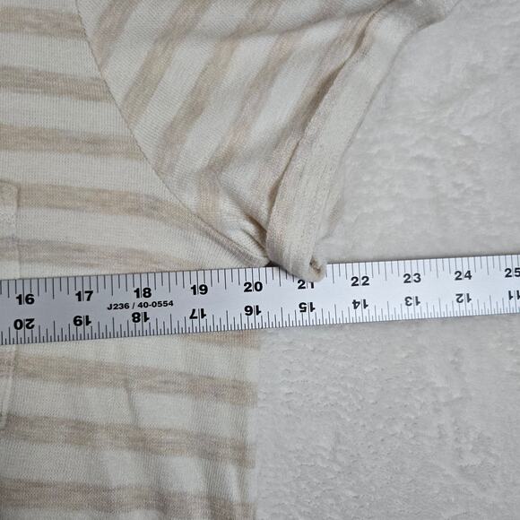 Democracy Pocket Tshirt Blouse Top Womens Large Keyhole Back 0734 - Picture 5 of 8